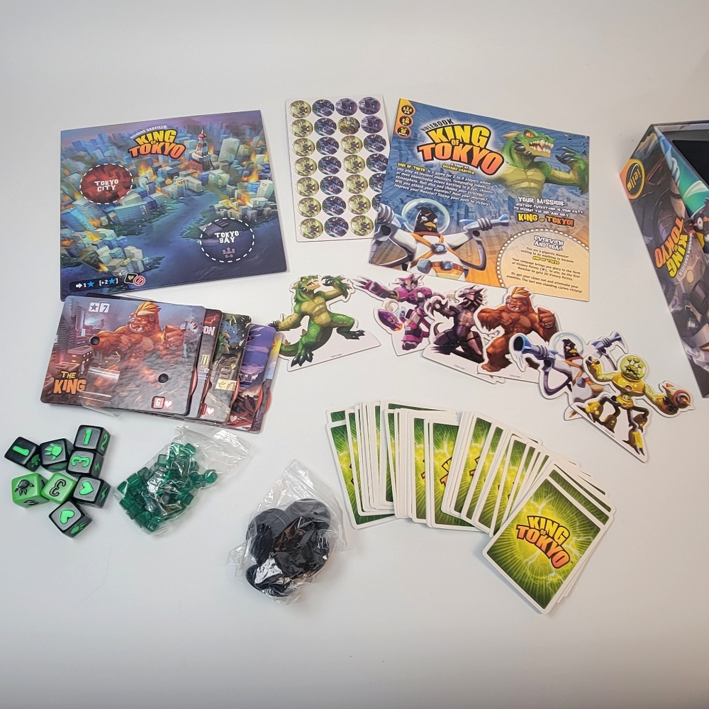 King of Tokyo Board Game Richard Garfield 2016 - Complete - Iello